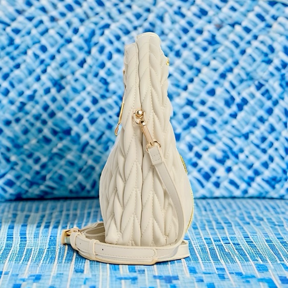 New! Urban Expressions Pleated Shoulder Bag in Oat Milk (NWT) - Picture 2 of 5